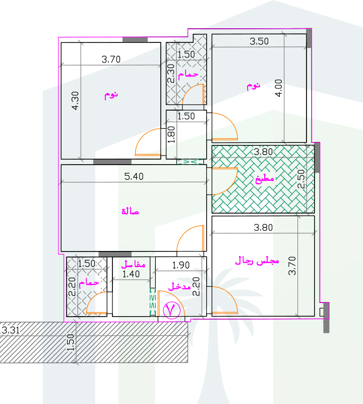 نموذج شقة رقم 3